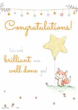 Congratulations - cute well done card created by IC&G