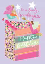 Cute Birthday Card - For Granddaughter - Fairies and Cake created by Louise Tiler