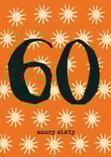 Saucy Sixty - 60th Birthday Card created by Poet and Painter