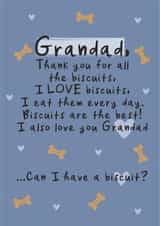 Funny Dog Grandad Card - Grandad Birthday - Father's Day Card - From The Dog created by Heather Alstead Design LTD