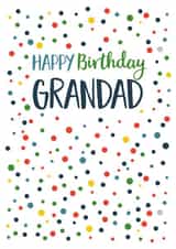 Classic Birthday Card - For Grandad - Polka Dots created by Claire Giles