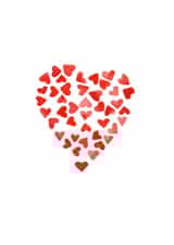 Classic Anniversary Card - Watercolour Heart created by Prints & Pages