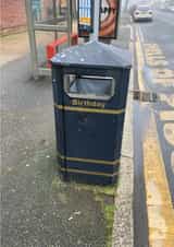 Funny Birthday Card - Birthday Bin - Smells of Piss created by OBJECTABLES