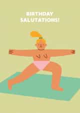 Fun Birthday Card - Yoda - Birthday Salutations created by Stormy Knight