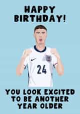 Funny Birthday Card - Cole Palmer - You Look Excited Another Year Older created by Pink Peach Cards