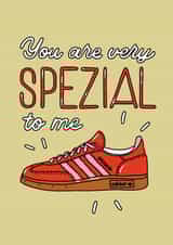Cute Birthday Card - Adidas Sneaker - You Are Very Spezial To Me created by Lena Lapina