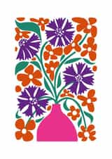 Pretty Cornflower Vase created by Happy Street