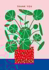 Thank You Card - Money Plant created by Happy Street
