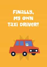 Cute Driving Test Card - Finally, my own Taxi Driver created by Kieron Haughton