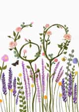 Pretty 60th Birthday Card - For Her - Floral created by Love Lucy Illustration