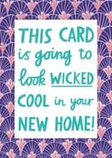 Funny New Home Typography Card - This Card Will Look Wicked In Your New Home! created by Alice Mole Illustration