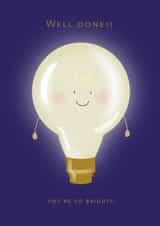 Cute, funny congratulations card for exam & graduation success created by Susie Thomas