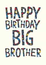 Classic Birthday Card - Big Brother - Older Brother created by The Boy and the Bear