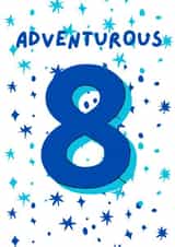 Classic 8th Birthday Card - For Boys - Adventurous created by Northern Balance Design 