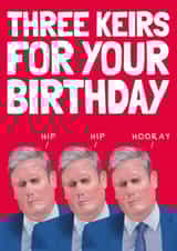 Funny Birthday Card - Labour - Keir Stamer created by AbiGoLucky