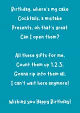 Birthday parody for the music lovers. created by Cardsfrommymind