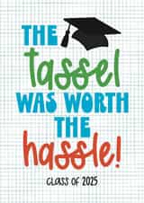 Funny Graduation Card - Class Of 2025 created by Choo Choo 