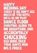 Funny Wedding Card - For Friends - Mr Brightside created by Pickled Prints