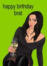 Funny Birthday Card - Brat Summer - Charlie XCX created by The Queer Store
