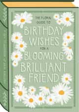 Pretty Birthday Card - Book - Blooming Brilliant Friend created by Two For Joy Illustration