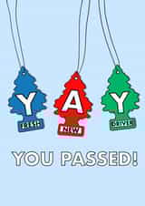 Passing Driving Test Card - You Passed, Driving Test created by AmySrvc Illustration