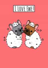 Cute Anniversary Card for Dog lover created by Natalie Tuck