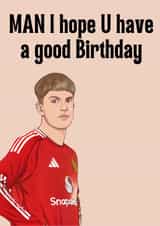 Funny Birthday Card - Manchester United created by Ryan Cond