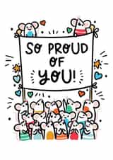 So Proud of You, Congratulations, Well Done Card. created by Lyndsay Moon