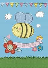 Happy Birthday - Cute Bee Card created by Spells and Spindles