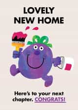Cute New Home Card - Little Miss Naughty - Mr. Men - Your Next Chapter created by Mr. Men