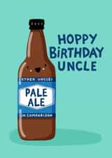 Cute Birthday Card - Pale Ale - For Uncle created by Nicola Watson