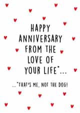 Funny Anniversary card for love of your life created by Kind of Simple Designs