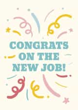 Cute congratulations on the new job card - for friends and family created by Ella Designs