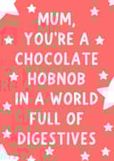 Uplifting birthday card - funny - hobnob created by Pickled Prints