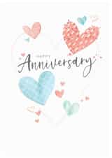 Pretty Anniversary Card - Love Hearts created by Orchard Design House