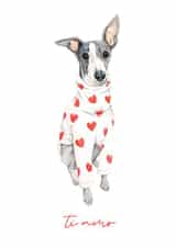 Italian Greyhound - I Love You 'Ti Amo' created by GiFlynn Design