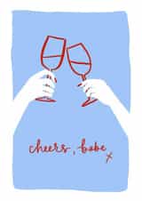 Cheers, babe x created by Bee Davies