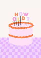 Funny birthday card created by Tillie Rose Studio