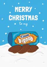 Rude Christmas Card - Big Nob Card for Him - Perfect for Husband, Boyfriend created by Running with Scissors