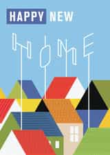 Arty New Home Card created by LOVEDAY DESIGNS on Thortful