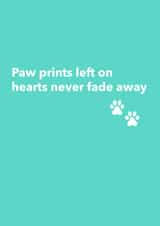 Heartfelt Sympathy Greetings Card for the Loss of a Pet created by AllenellA Designs