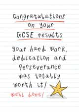 Heartfelt Exam Congratulations Card - GCSE Results created by Muses & May