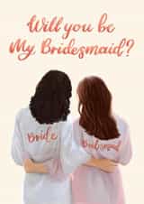 Cute Bridesmaid Proposal Card - Will you be my Bridesmaid - Friend Keepsake created by Becca Doodles Design
