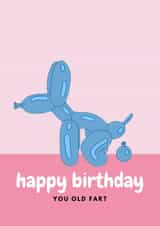 Funny Birthday Card - Happy Birthday You Old Fart created by izzafizza