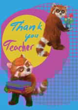 Thank you Teacher Red Panda created by Civillita Ltd