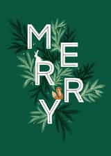 Cute Christmas card for a loved one, friend or colleague. created by Hudson meet Rose