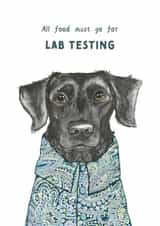 Cute Labrador Birthday Card - Dog - Arty created by Rosie Made A Thing