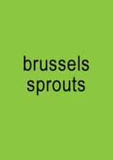Funny Christmas Card - brat - Brussels Sprouts - Charli XCX created by Cool, Calm + Creative