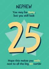 Funny 40th Birthday Card - Nephew created by Bev O'Connor || @oconnordesign