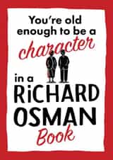 Funny Birthday - old - Celebrity - Book - Movie - Osman - Thursday murder club created by Aura Designs